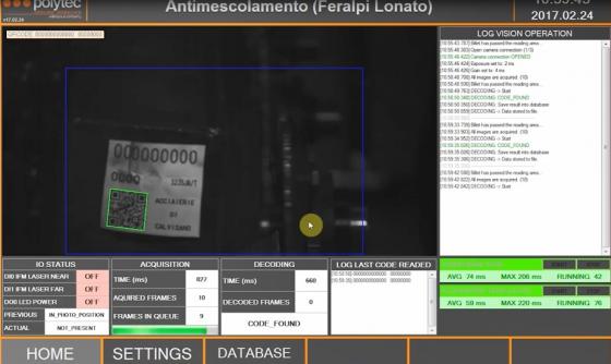 PolyREAD | System for Tag reading on billets before RHF