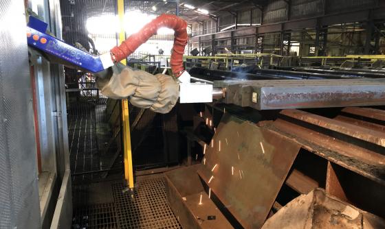 PolyTAG BLE | Full automatic hot billets tagging robotic cell 