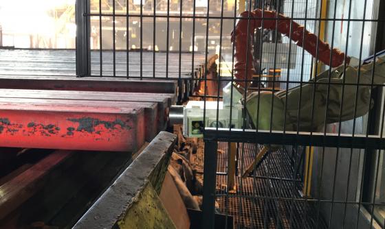PolyTAG BLE | Full automatic hot billets tagging robotic cell 