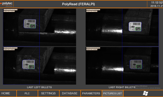 PolyREAD | System for Tag reading on billets before RHF