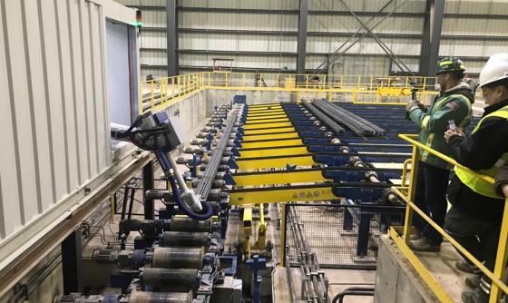 PolyTAG FC | Full automatic bundle bars tagging robotic cell