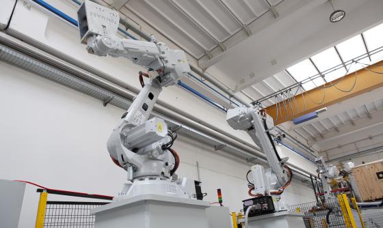 Coil marking robot Polytec