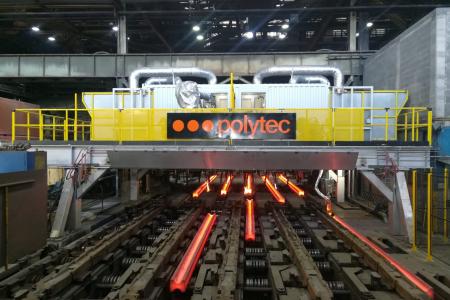 BM Group Polytec Billets Tagging robot at AFV Beltrame